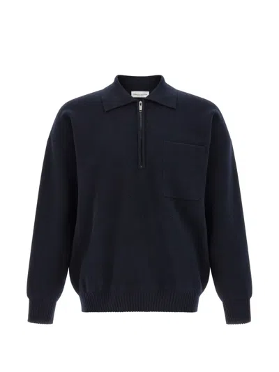 Roberto Collina Half-zip Chest-pocket Polo Shirt In Transparent