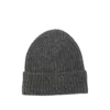 Roberto Collina Ribbed Beanie In Gray