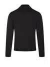 Roberto Collina Turtleneck Long Sleeve Sweater In Black
