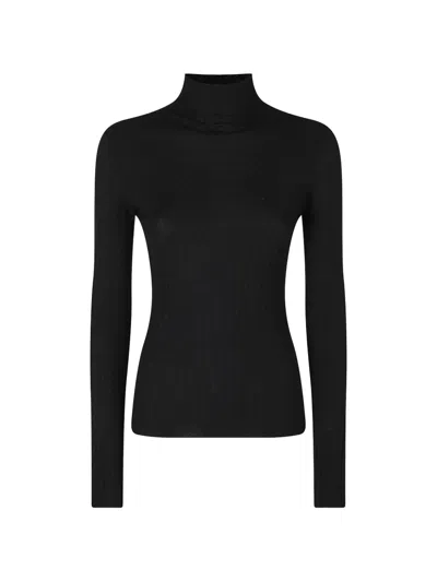 Roberto Collina High-neck Long-sleeve Sweater In Multi