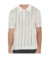 Roberto Collina Openwork Knit Polo Shirt In White