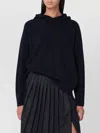 Roberto Collina Long-sleeved Hooded Sweater In Black
