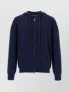 Roberto Collina Hooded Terry Sweater With Ribbed Cuffs And Hem