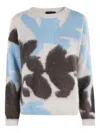 Roberto Collina Crew Neck Long-sleeved Sweater In Multi