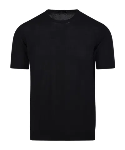 Roberto Collina Item O-neck Short-sleeved T-shirt In Black
