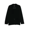 Roberto Collina Buttoned Patch-pocket Cardigan In Black