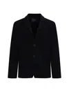Roberto Collina Knitted Blazer In Black