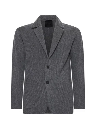 Roberto Collina Jackets In Grey