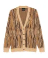 Roberto Collina Jacquard Pattern Sweater In Brown