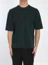 Roberto Collina Crew Neck Cotton T-shirt Clothing In Green
