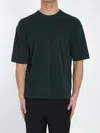 Roberto Collina Crew Neck Cotton T-shirt Clothing In Green