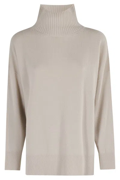 ROBERTO COLLINA ROBERTO COLLINA KNIT TOP WITH HIGH COLLAR