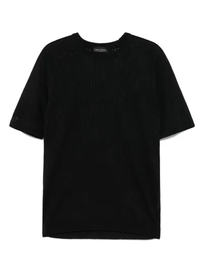 Roberto Collina Knitted Ribbed T-shirt