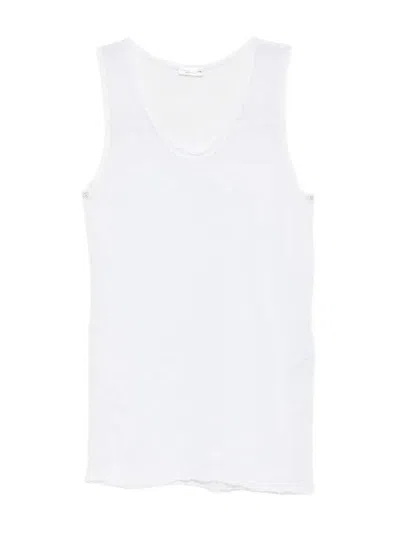 Roberto Collina Knitted Tank Top Woman White