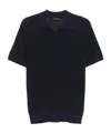 Roberto Collina Knitted Top In Black