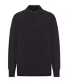 Roberto Collina Lapel Long-sleeved Sweater In Black