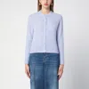 Roberto Collina Light Blue Cashmere Blend Cardigan In Light Blue