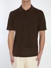 Roberto Collina Linen Knit Polo Shirt