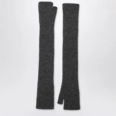 Roberto Collina Long Gloves In And Blend In Gray