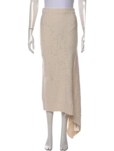 Pre-owned Roberto Collina Long Skirt In Neutral