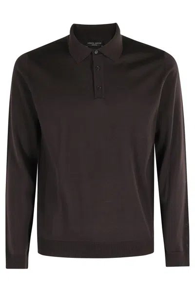 Roberto Collina Polo ml In Black