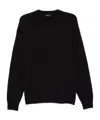 Roberto Collina Drop-shoulder Sweater In Black