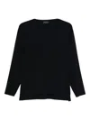 Roberto Collina Long Sleeve Sweater In Blue