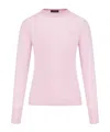 Roberto Collina Crewneck Knit Sweater In Pink