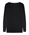 Roberto Collina Oversized Sweater In Black