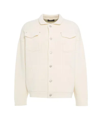 Roberto Collina Long-sleeved Button-up Cardigan In Neutral