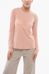 Roberto Collina Long Sleeved Cotton Blend Crew-neck T-shirt