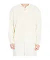 Roberto Collina Merino Wool And Cashmere Blend Polo Sweater In Neutral