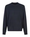 Roberto Collina Crewneck Knit Sweaters In Blue