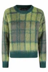 Roberto Collina Long-sleeved Sweater In Green