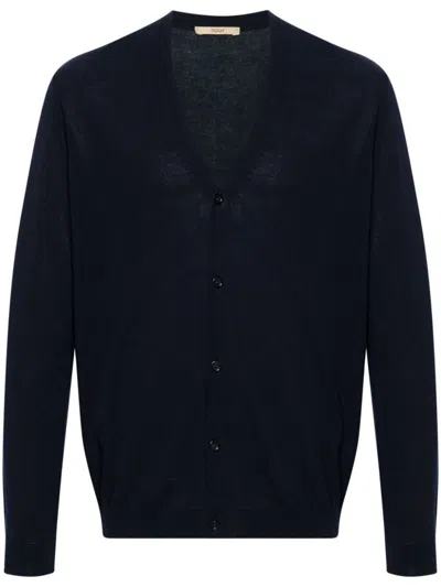 Roberto Collina Long Sleeves Cardigan Clothing In Blue