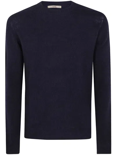 Roberto Collina Long Sleeves Swg Round Neck Sweater Clothing In Black