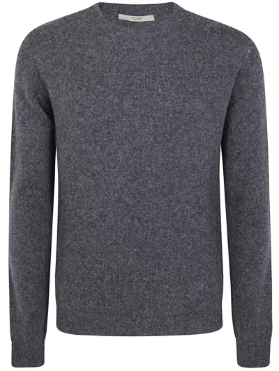 Roberto Collina Long Sleeves Swg Round Neck Sweater Clothing In Gray