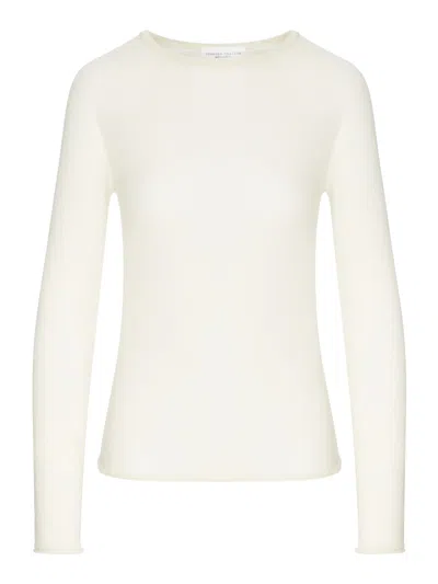 Roberto Collina Long-sleeve Crew-neck Sweater In Neutral