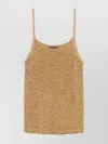 Roberto Collina Lurex Ribbed Tank Top