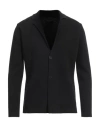 Roberto Collina Man Blazer Black Size 46 Cotton In Black