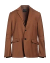 Roberto Collina Man Blazer Brown Size 38 Super 110s Wool