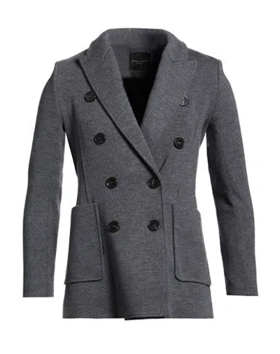 Roberto Collina Man Blazer Grey Size S Wool In Gray