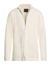 Roberto Collina Man Blazer Ivory Size 42 Merino Wool, Cashmere In White