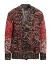 Roberto Collina Man Cardigan Black Size 38 Baby Alpaca Wool, Nylon, Wool