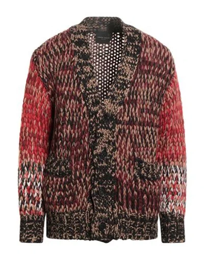 Roberto Collina Man Cardigan Black Size 38 Baby Alpaca Wool, Nylon, Wool