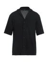 Roberto Collina Man Cardigan Black Size 42 Cotton
