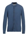 Roberto Collina Man Cardigan Blue Size 42 Cotton