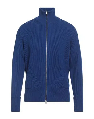 Roberto Collina Man Cardigan Bright Blue Size 38 Wool