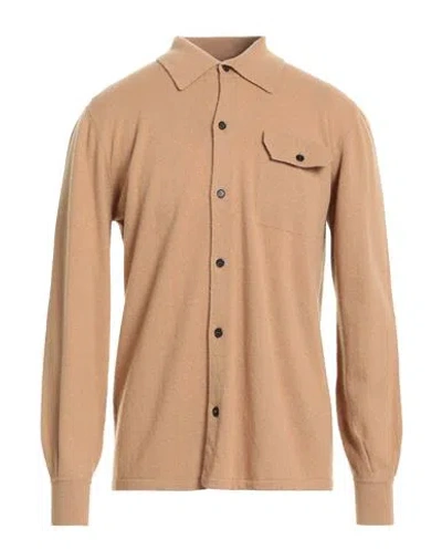 Roberto Collina Man Cardigan Camel Size 40 Merino Wool, Cashmere