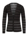 Roberto Collina Man Cardigan Dark Brown Size M Alpaca Wool, Merino Wool